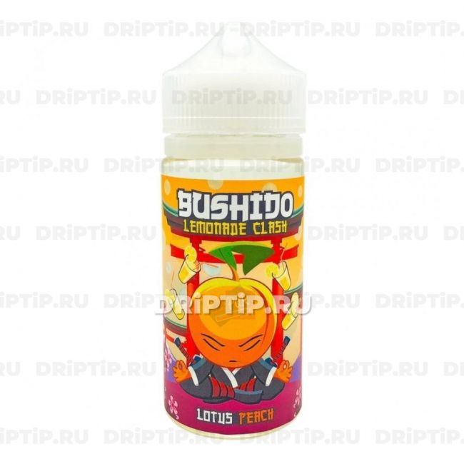 Жидкость Bushido Lemonade Clash - Lotus Peach Жидкость Bushido Lemonade Clash - Lotus Peach