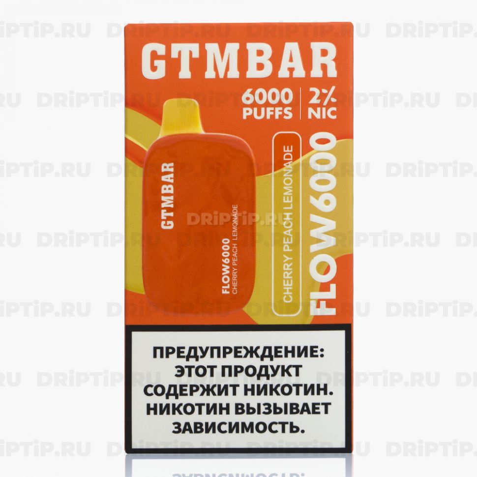 GTM BAR Flow 6000 - Cherry Peach Lemonade