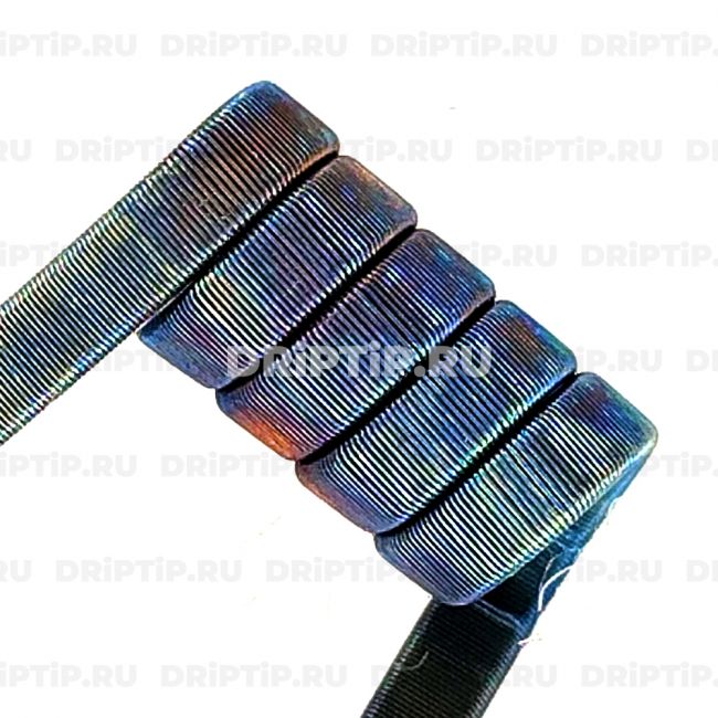 Caterpillar 4*0,4K+0,15 NiCr, 3 мм, 5 витков, 0.10 ом Плата