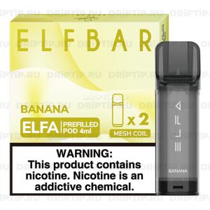 Картридж Elf Bar Elfa - Банан / 2шт