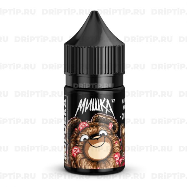 Жидкость Мишка V2 Salt - Клубничная Карамель Жидкость Мишка V2 Salt - Клубничная Карамель