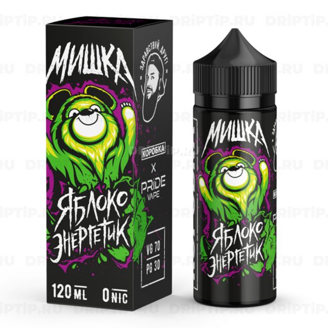 Жидкость Мишка - Яблоко Энергетик Жидкость Мишка - Яблоко Энергетик