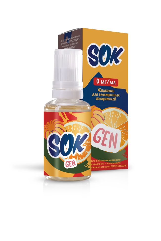 Sok New GEN 0mg, 30 ml Sok New GEN 0mg, 30 ml