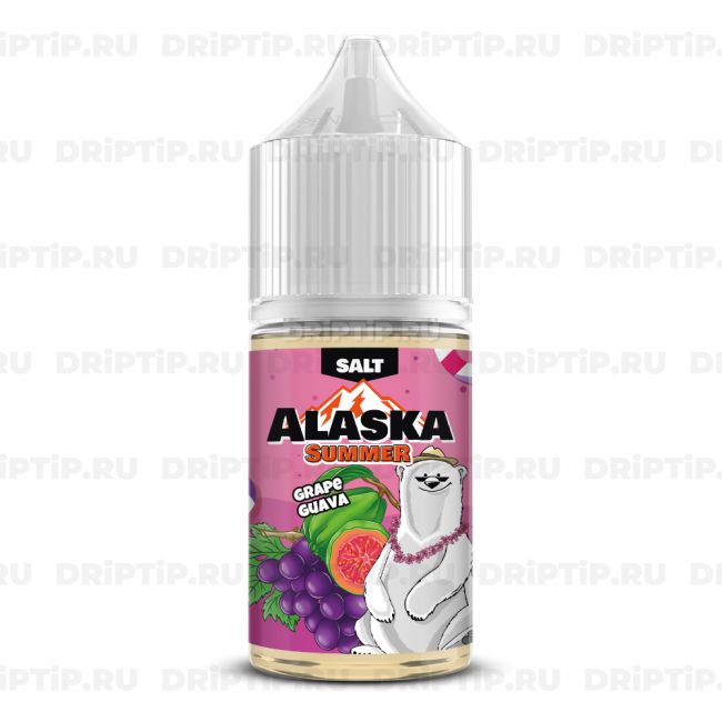 Жидкость Alaska Summer Salt - Grape Guava Жидкость Alaska Summer Salt - Grape Guava