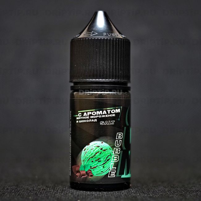 Жидкость Bubble Gum Salt - Мятное Мороженое и Шоколад Жидкость Bubble Gum Salt - Мятное Мороженое и Шоколад