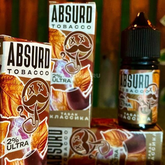 Жидкость Absurd Tobacco Salt - Табак Черника Жидкость Absurd Tobacco Salt - Табак Черника