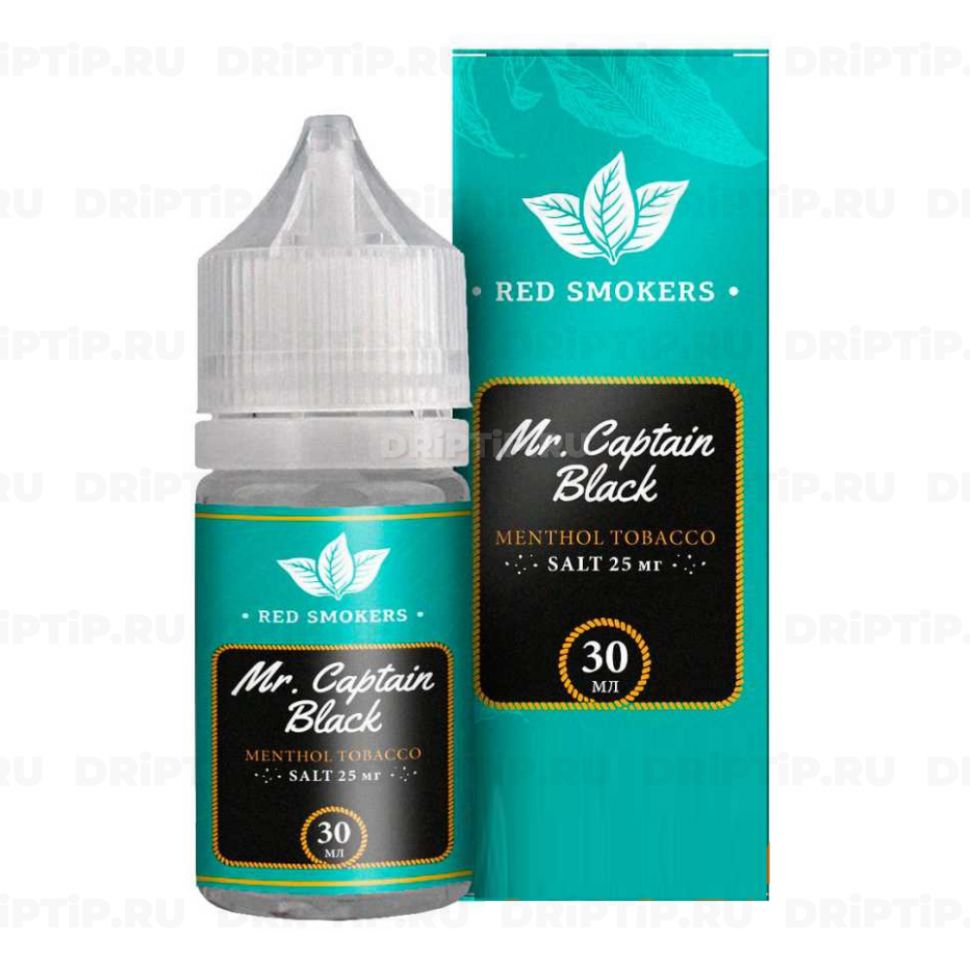 Жидкость Mr. Captain Black Salt - Menthol Tobacco
