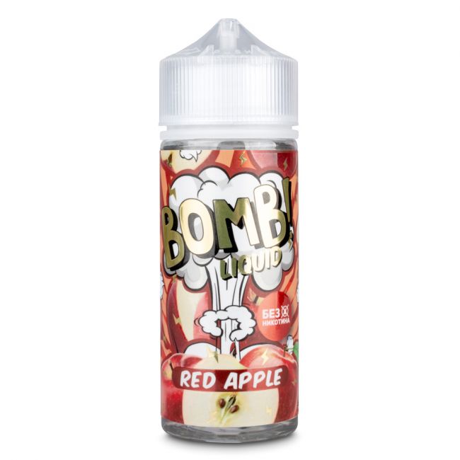  BOMB! Liquid Red Apple 0mg 120ml + никобустер