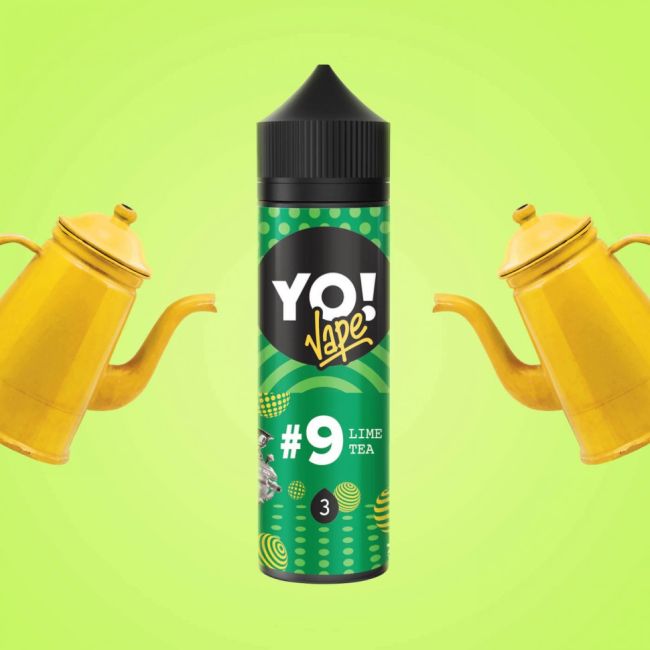 YO VAPE 100ml №9 Lime Tea 3mg YO VAPE 100ml №9 Lime Tea 3mg