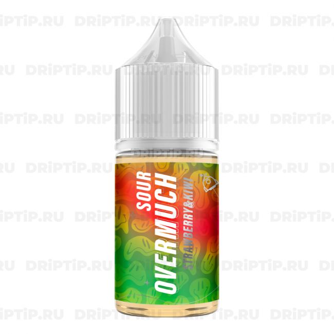 Жидкость Overmuch Sour Salt - Strawberry and Kiwi Жидкость Overmuch Sour Salt - Strawberry and Kiwi