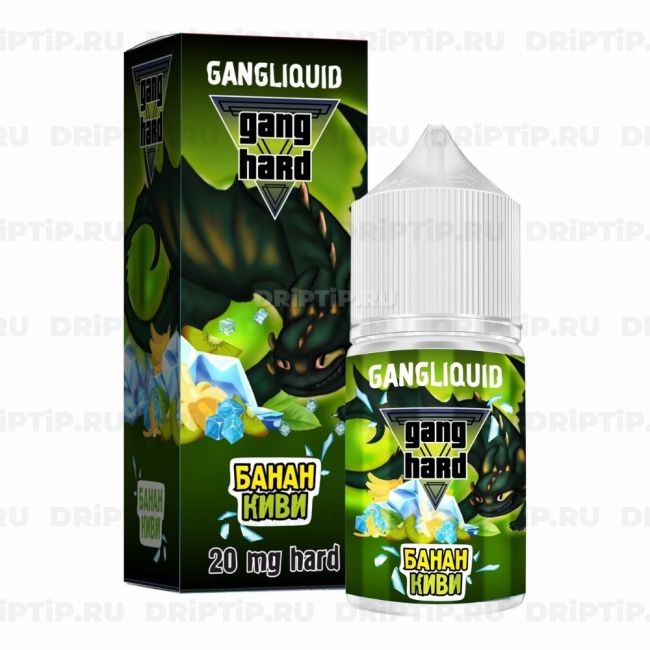 Жидкость Gang Hard Salt - Банан Киви Жидкость Gang Hard Salt - Банан Киви