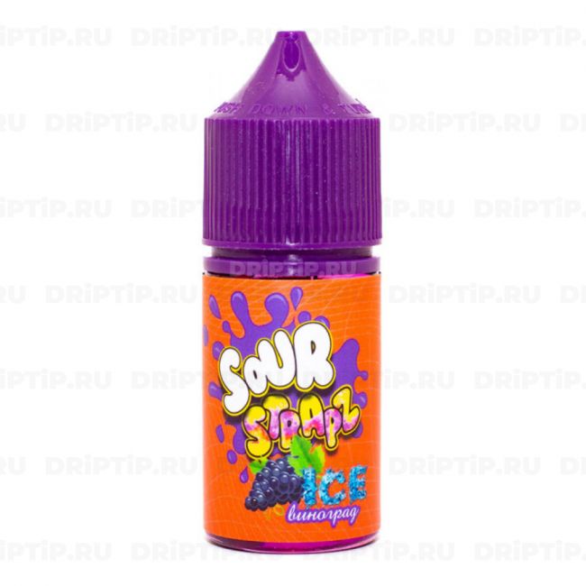 Sour Strapz Ice Sour Salt - Виноград Sour Strapz Ice Sour Salt - Виноград