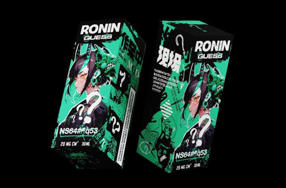 Жидкость RONiN Guess Salt - Вишня и Арбуз (NS64#^q53)