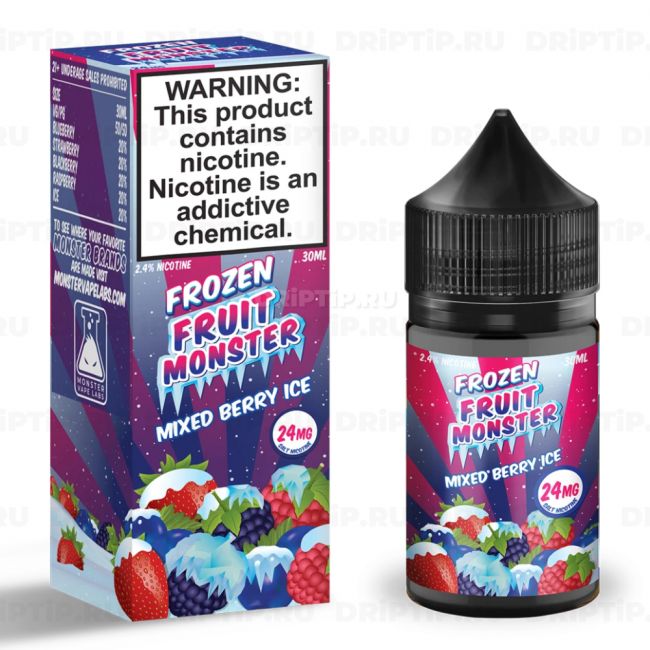 Жидкость Frozen Fruit Monster Salt - Mixed Berry Ice Жидкость Frozen Fruit Monster Salt - Mixed Berry Ice