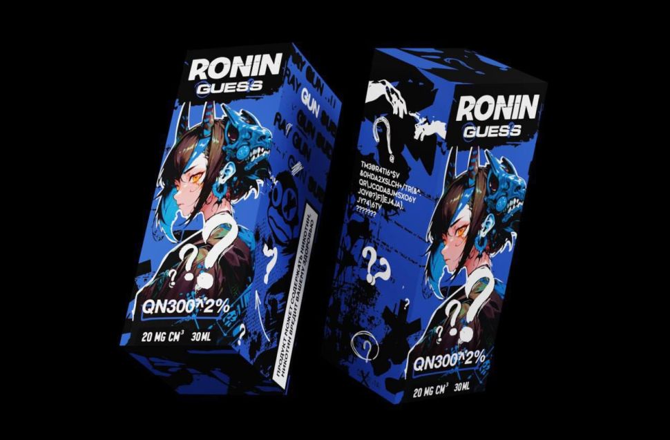 Жидкость RONiN Guess Salt - Клубника и Виноград (QN300^2%)