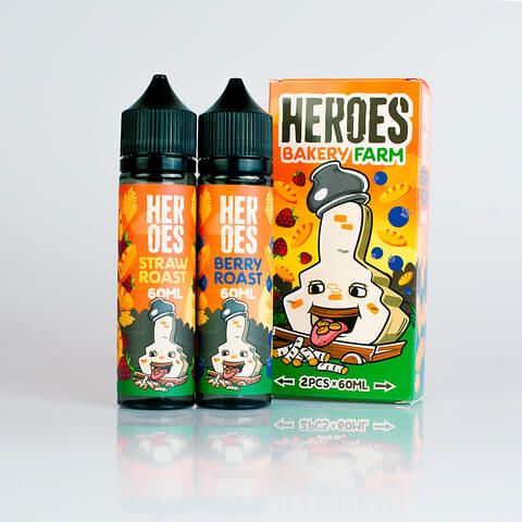 HEROES BakeryFarm Pack 60ml+60ml 3mg HEROES BakeryFarm Pack 60ml+60ml 3mg