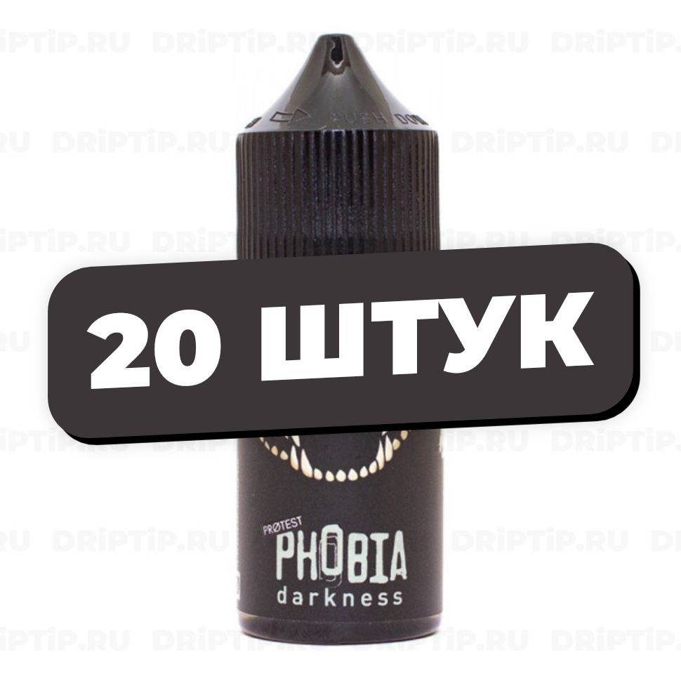 Жидкость Phobia Salt - Darkness (20 штук / упаковка)