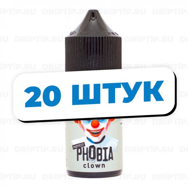 Phobia Salt - Clown (20 штук / упаковка) Срок годности до 12.2025 Phobia Salt - Clown (20 штук / упаковка) Срок годности до 12.2025