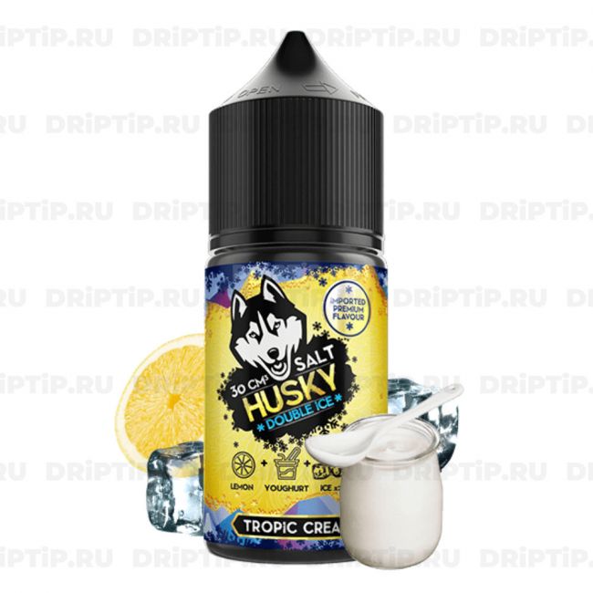 Жидкость Husky Import Double Ice Salt - Tropic Cream Жидкость Husky Import Double Ice Salt - Tropic Cream