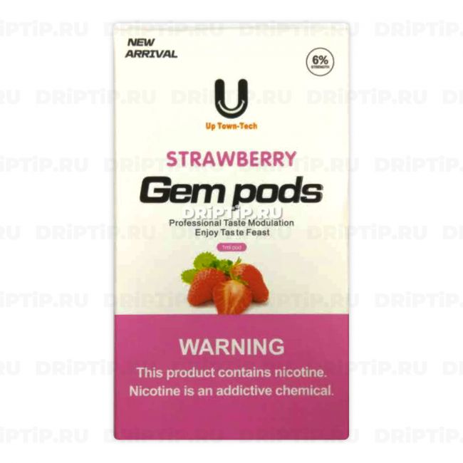 Gem Pods for Juul - Клубника (Strawberry) Gem Pods for Juul - Клубника (Strawberry)