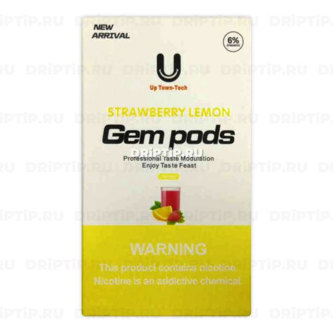 Gem Pods for Juul - Клубничный лимонад (Strawberry Lemon) Gem Pods for Juul - Клубничный лимонад (Strawberry Lemon)