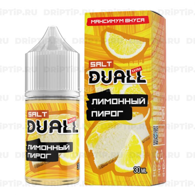 Жидкость Duall Salt Extra - Лимонный Пирог Жидкость Duall Salt Extra - Лимонный Пирог