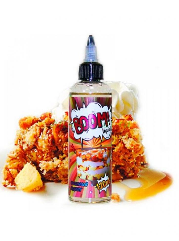 Boom! Ореховый пудинг 3 mg, 120 ml