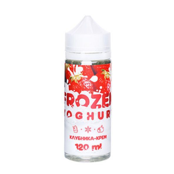 Жидкость Frozen Yoghurt - Клубника-Крем 3mg 120ml Жидкость Frozen Yoghurt - Клубника-Крем 3mg 120ml