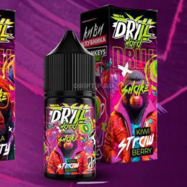 Жидкость Drill Salt - Киви Клубника 