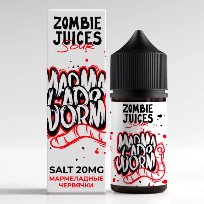 Жидкость Zombie Juices Sour - Мармеладные Червячки 
