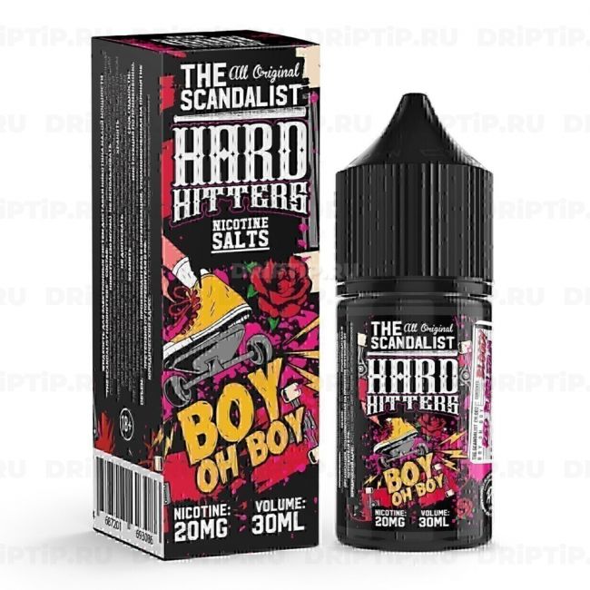 Жидкость The Scandalist Hard Hitters Salt - Boy Oh Boy Жидкость The Scandalist Hard Hitters Salt - Boy Oh Boy