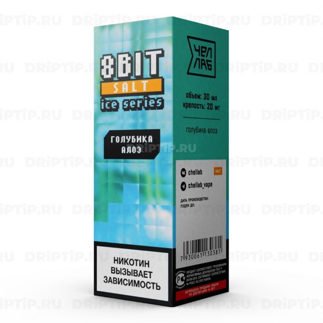 8 Bit On Ice Salt - Голубика Алоэ 8 Bit On Ice Salt - Голубика Алоэ