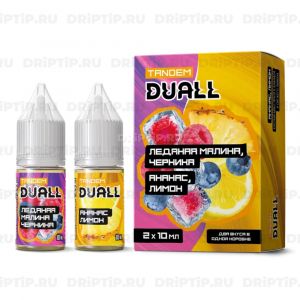 Duall Tandem Salt - Ледяная Малина Черника и Ананас Лимон Duall Tandem Salt - Ледяная Малина Черника и Ананас Лимон