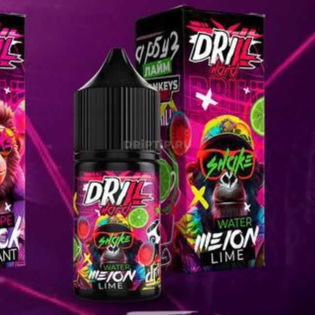 Жидкость Drill Salt - Арбуз Лайм 