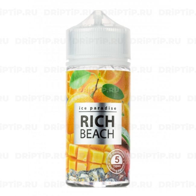 Жидкость Ice Paradise - Rich Beach 0mg 100ml Жидкость Ice Paradise - Rich Beach 0mg 100ml