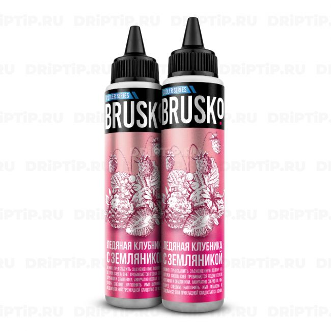 Жидкость Brusko - Ледяная клубника с земляникой 