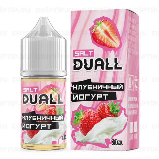 Жидкость Duall Salt - Клубничный Йогурт Жидкость Duall Salt - Клубничный Йогурт