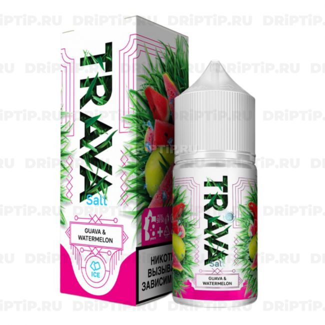 Жидкость Trava Salt - Арбуз Гуава Жидкость Trava Salt - Арбуз Гуава