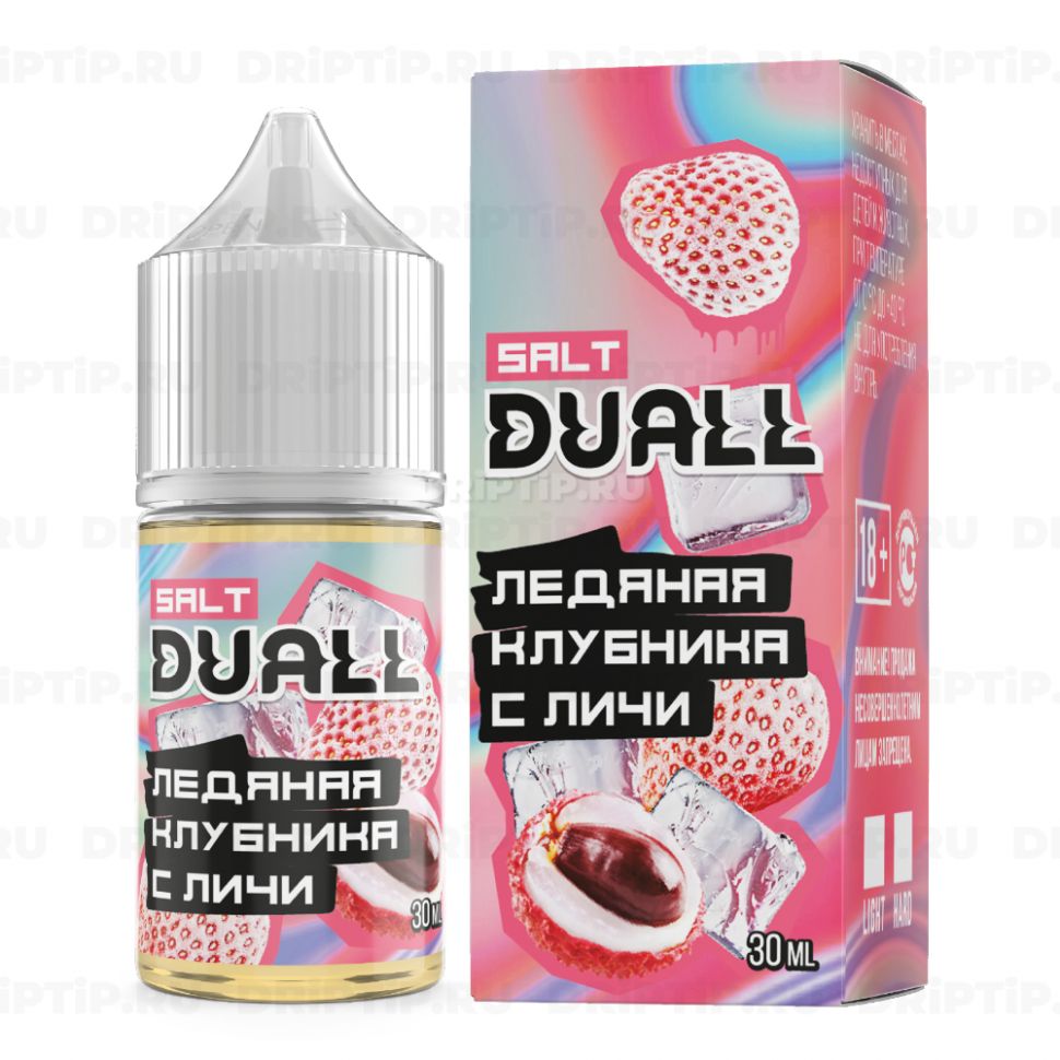 Жидкость Duall Salt - Ледяная Клубника с Личи 