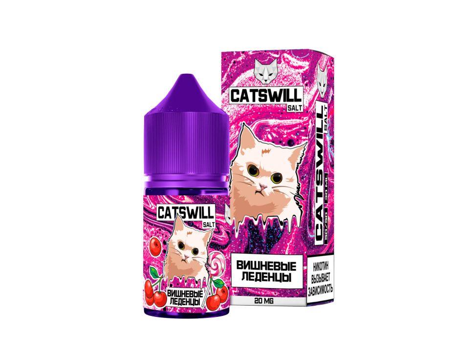 Жидкость Catswill Salt - Вишневые Леденцы