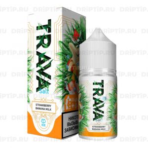 Trava Salt - Клубника Банан Молоко Trava Salt - Клубника Банан Молоко