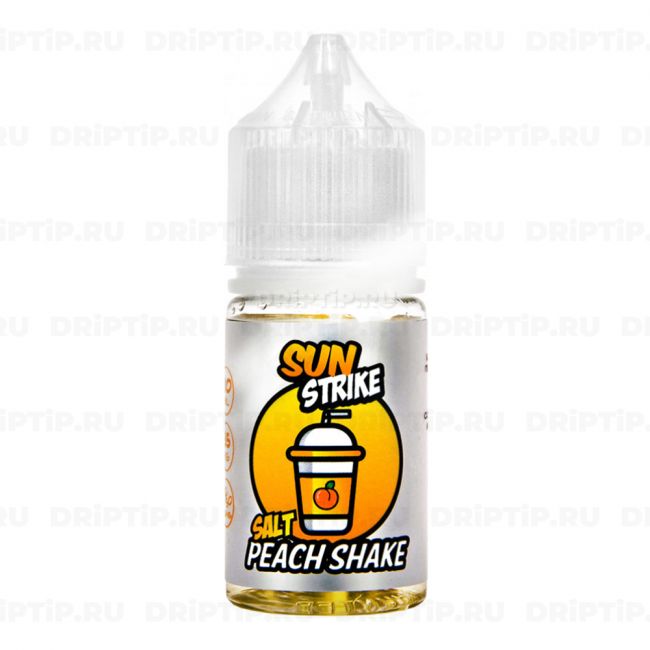 Жидкость Sun Strike Salt - Peach Shake Жидкость Sun Strike Salt - Peach Shake