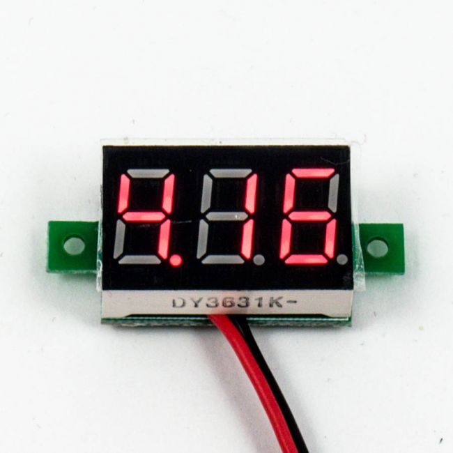 Вольтметр LED-модуль