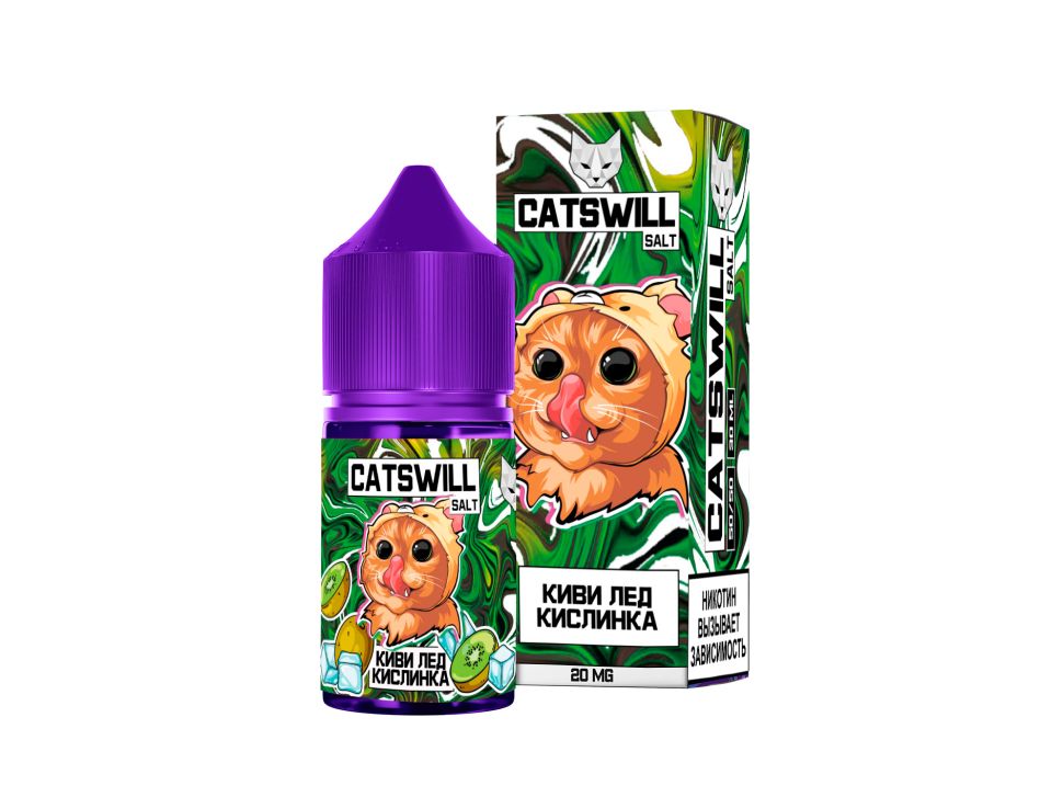 Жидкость Catswill Salt - Киви Лед Кислинка