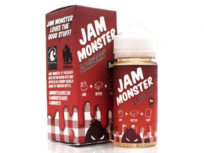 Жидкость Jam Monster - Strawberry Жидкость Jam Monster - Strawberry