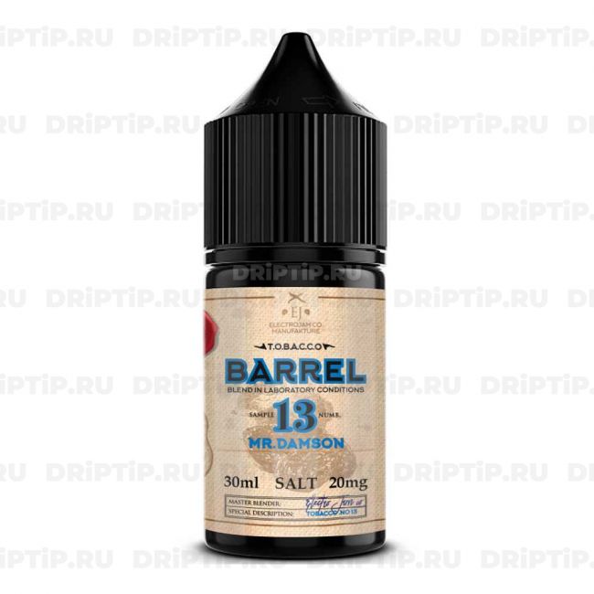 Жидкость ElectroJam Tobacco Barrel Salt - Mr. Damson Жидкость ElectroJam Tobacco Barrel Salt - Mr. Damson