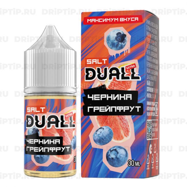 Жидкость Duall Salt Extra - Черника Грейпфрут Жидкость Duall Salt Extra - Черника Грейпфрут