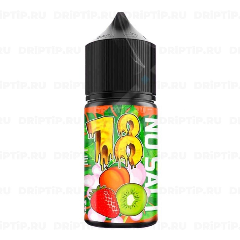 Жидкость No Salt - Peach Kiwi Strawberry Gum