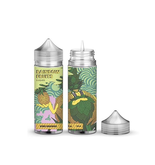 Жидкость Rainbow Fruits - King Ananas Жидкость Rainbow Fruits - King Ananas