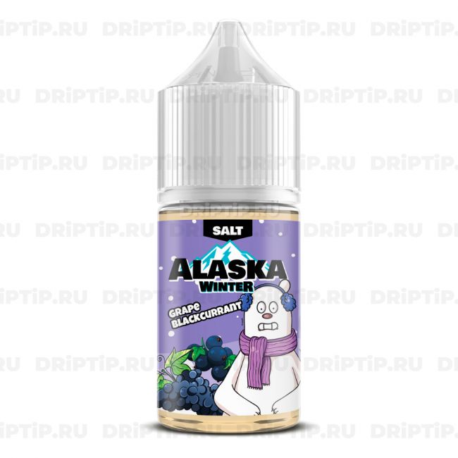 Жидкость Alaska Winter Salt - Grape Blackcurrant 